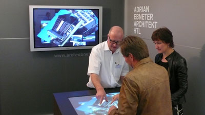 Multitouchtable and visitors